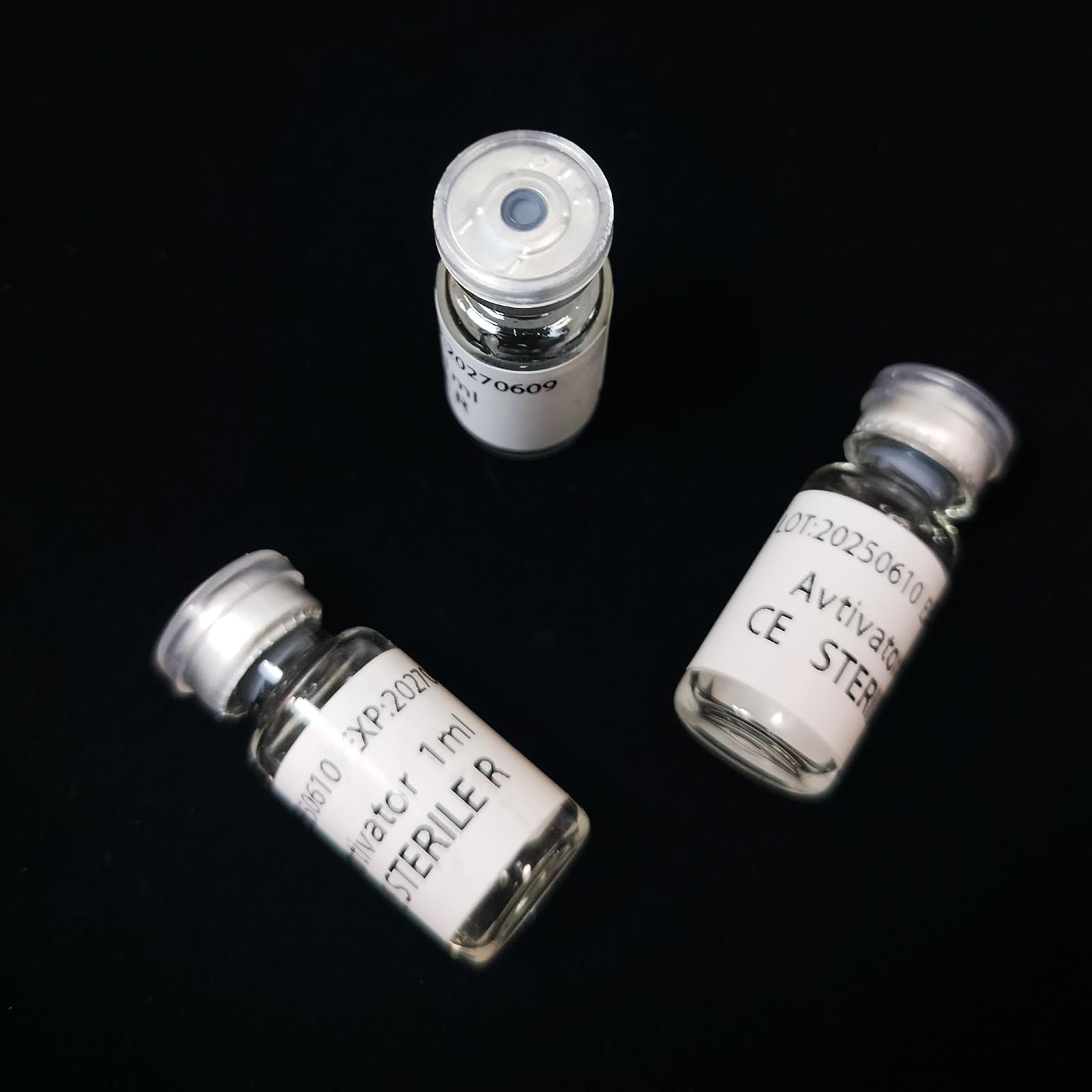 Lab-Grade PRP Activation Solution – 5 Pack × 1 mL High-Purity PRP Serums Ampoules