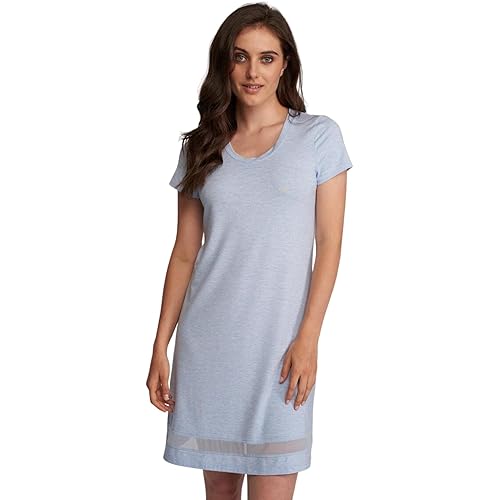 Lusome Nightgown for Hot Flash Relief, Cooling Sleep Pajamas for Women, Sleep Dress for Night Sweats and Hot Sleepers