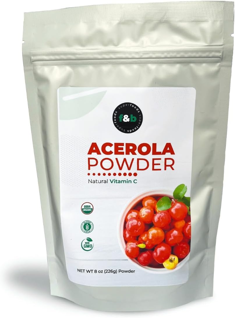 Non Toxic Acerola cherry powder for immune system boost.