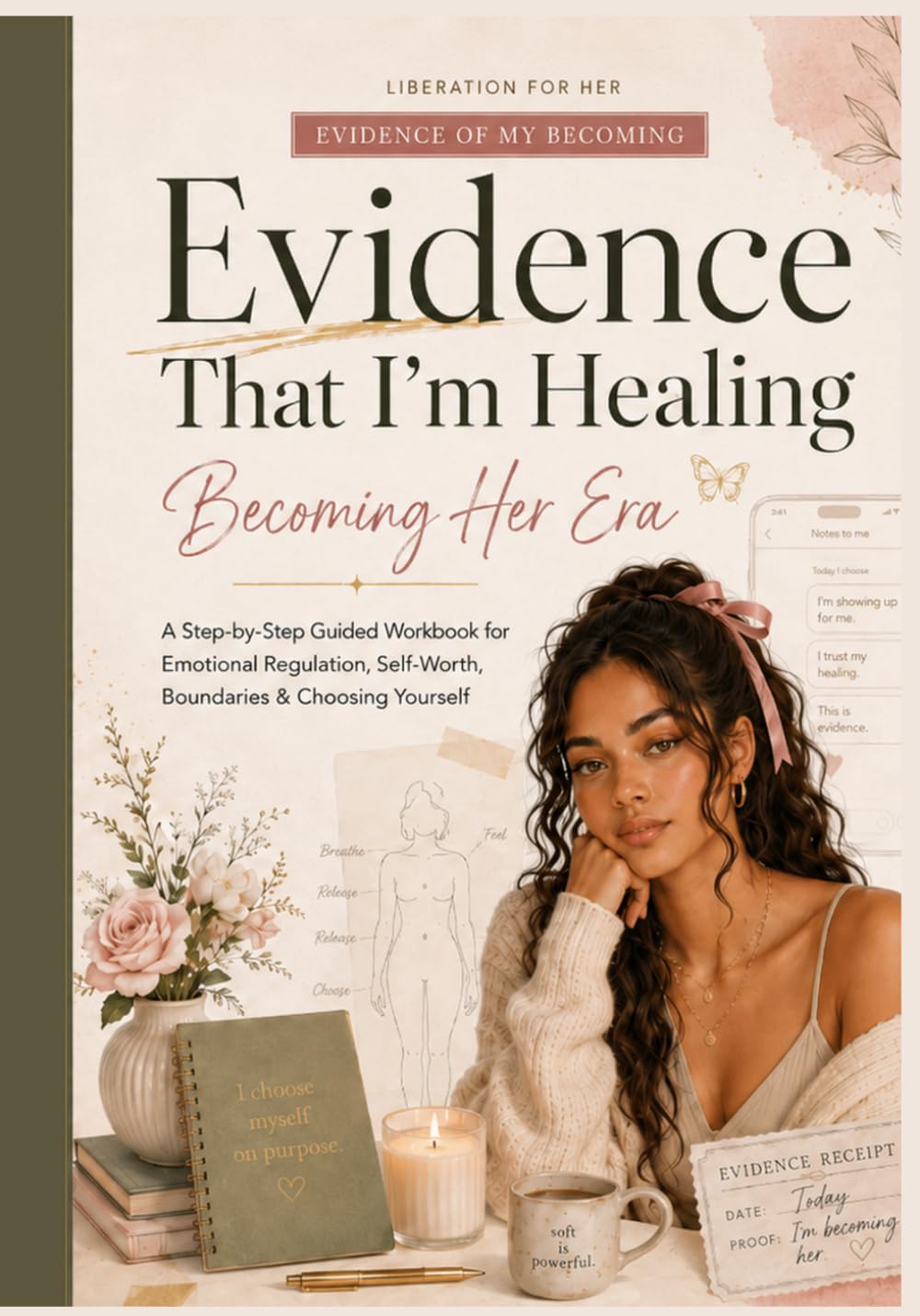 Evidence That I Am Healing: Becoming Her Era: A Step-by-Step Guided Workbook for Emotional Regulation, Self-Worth, Boundaries & Choosing Yourself (Evidence of My Becoming)