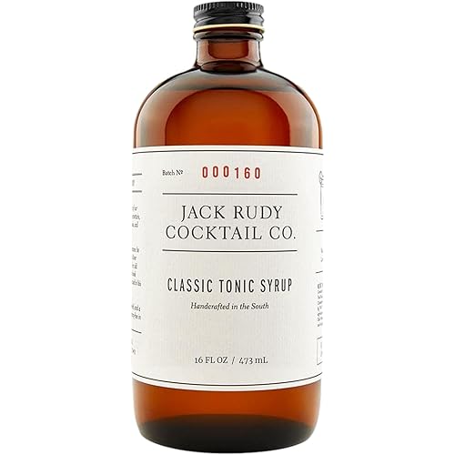 JACK RUDY COCKTAIL CO Classic Tonic Syrup 16 Fluid Ounces (1 bottle)