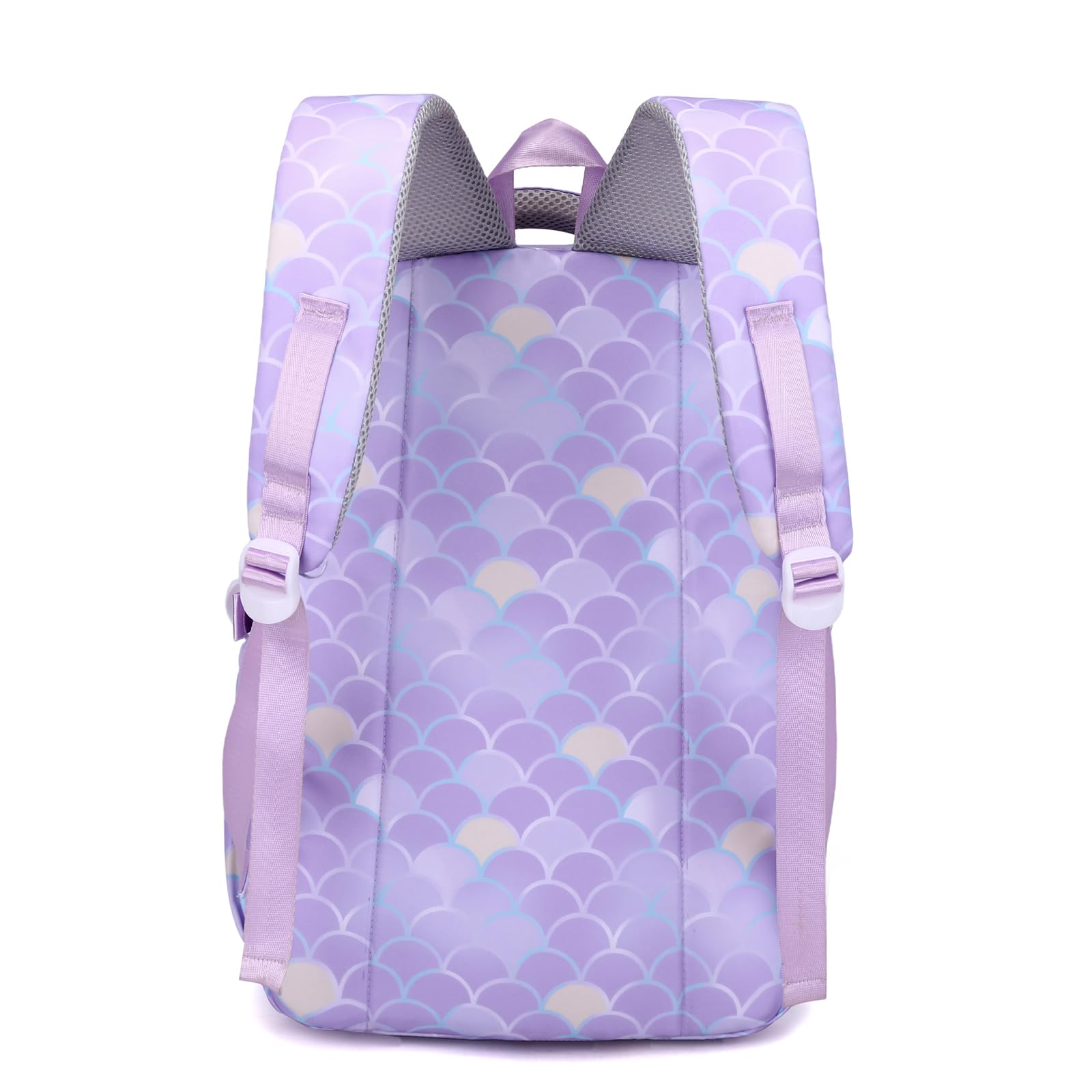 Nylon Rucksack mit Lunchtasche und Federmäppchen Set für Grundschüler, Schulrucksack für Teenager