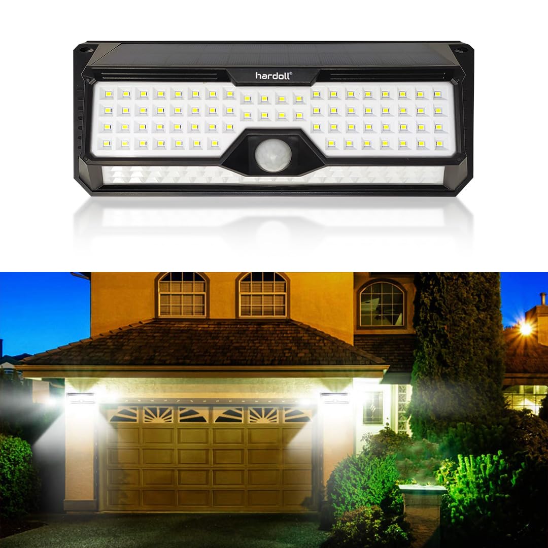 hardoll Solar light for garden 136 LED Motion sensor waterproof garden security outdoor lamp (B07MMSWL8P) Amazon Price History, Amazon Price Tracker