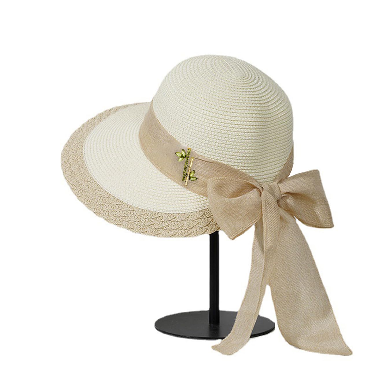 FAIRYGATE Rhinestone Brooch Clothing Jewellery Accessories Fashion Elegant Shiny Crystal Teardrop Brooches Wreath Pendent Lapel Pin，B36 - 4