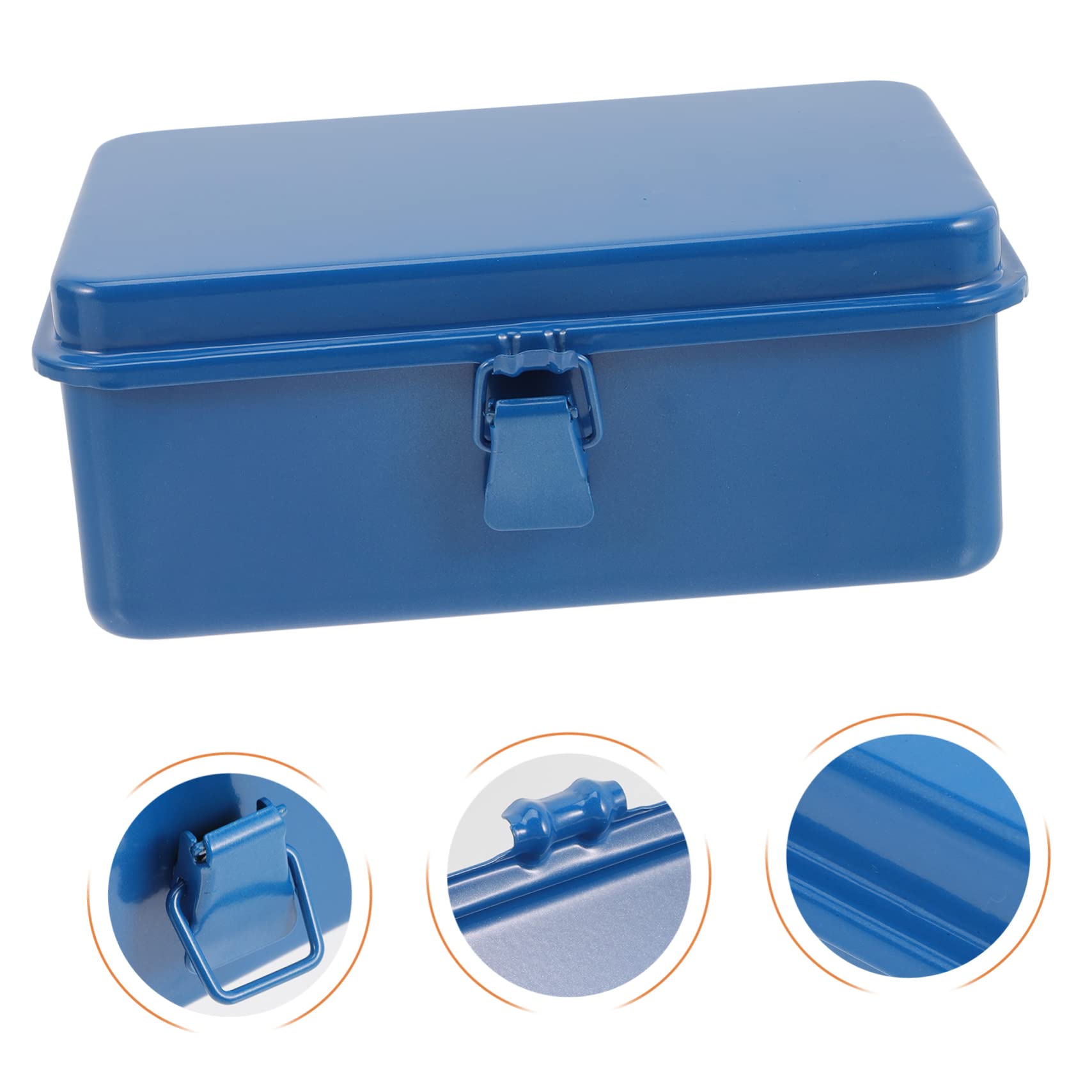 Amazon.co.jp: Angoily 鉄製ツールボックス 収納コンテナ ツール収納