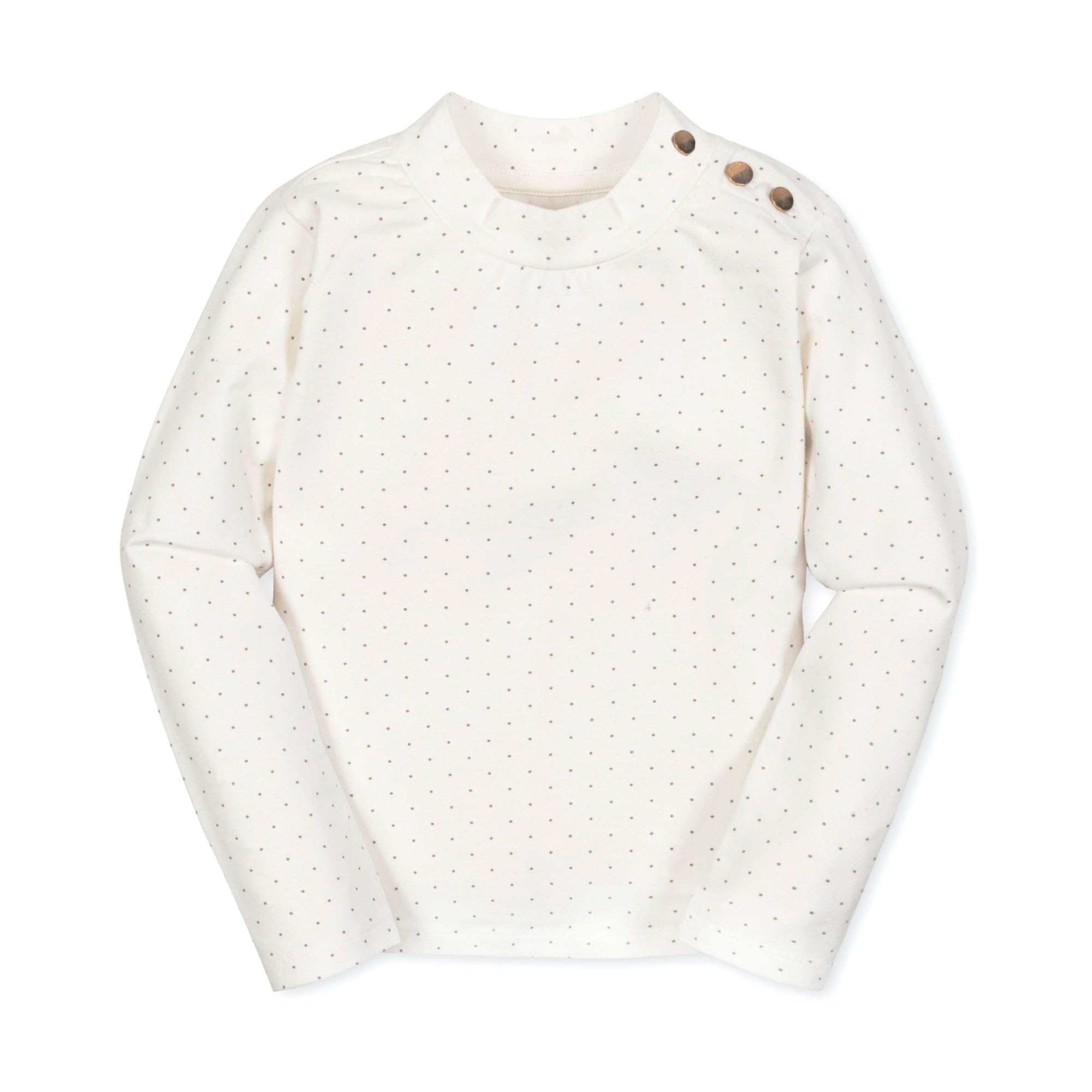 Hope &amp; Henry Girls' Peter Pan Mix Media Top