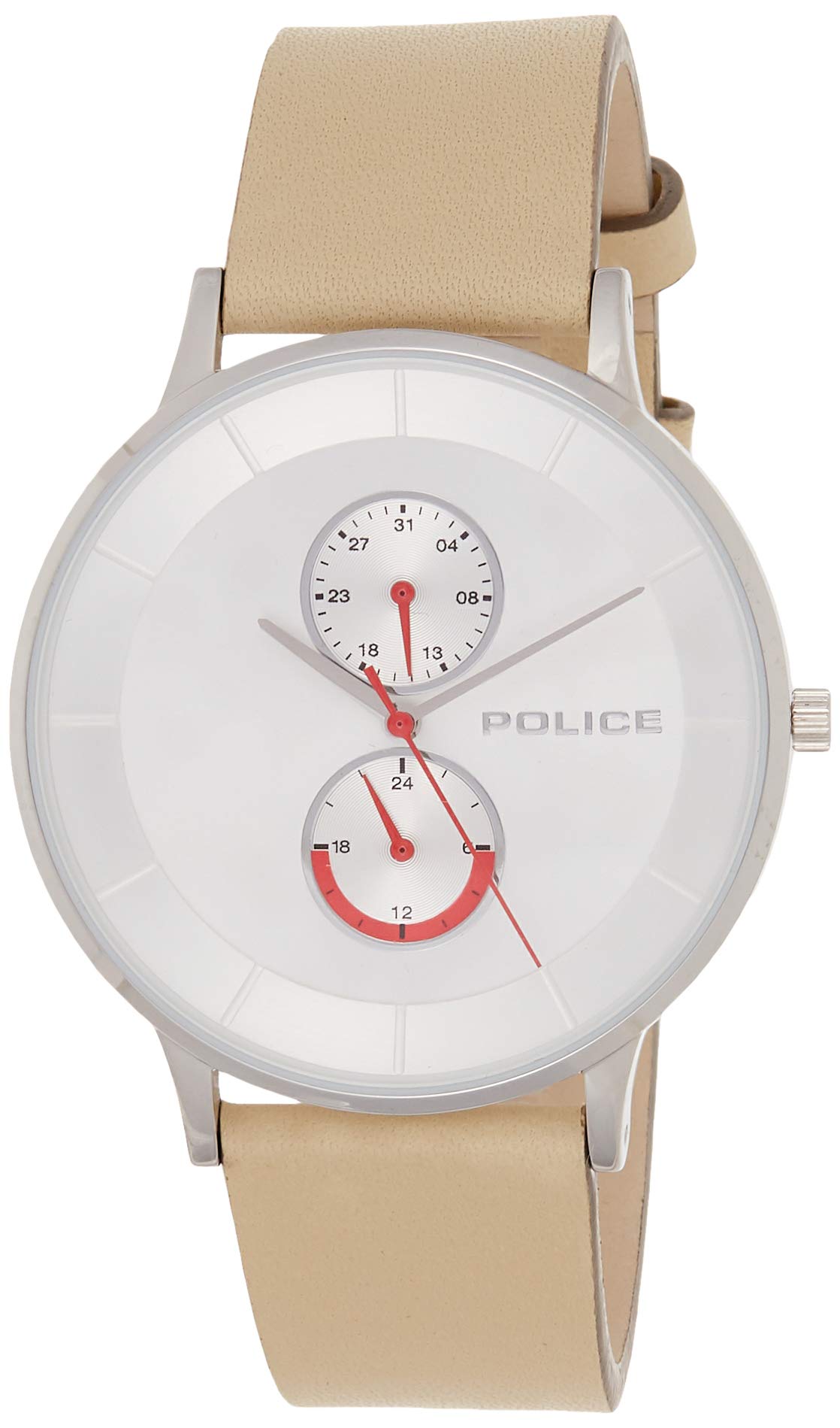 Police Orologio Uomo PL.15402JS/02MM – Acciaio, Quadrante Nero Multifunzione, Rete, Data - 5