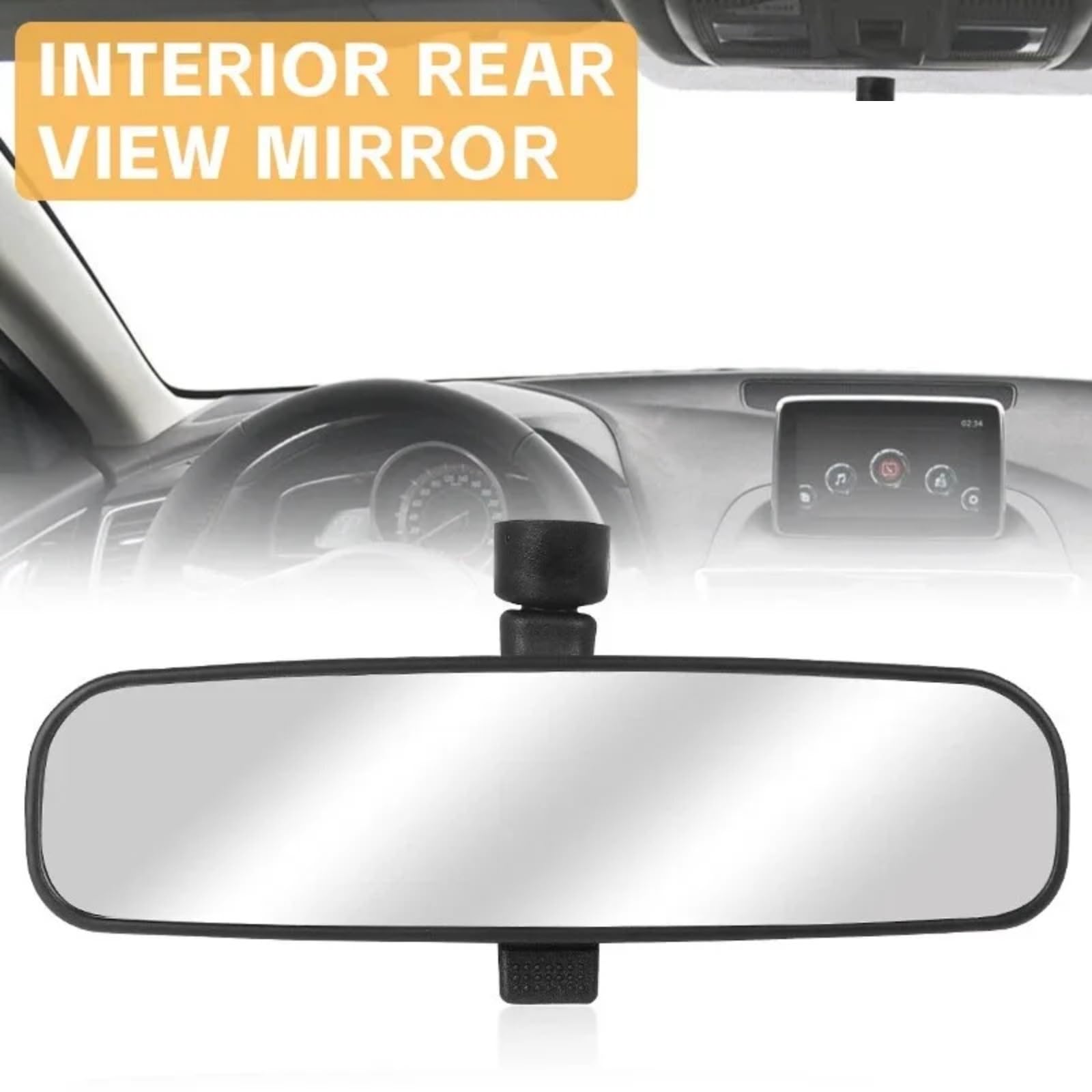Compatibile Con Mazda 2 DE 2007 2008 2009 2010 2011 2012 2013 2014 Specchio Centrale Retrovisore Posteriore Regolabile Interno Interno DG8069220A