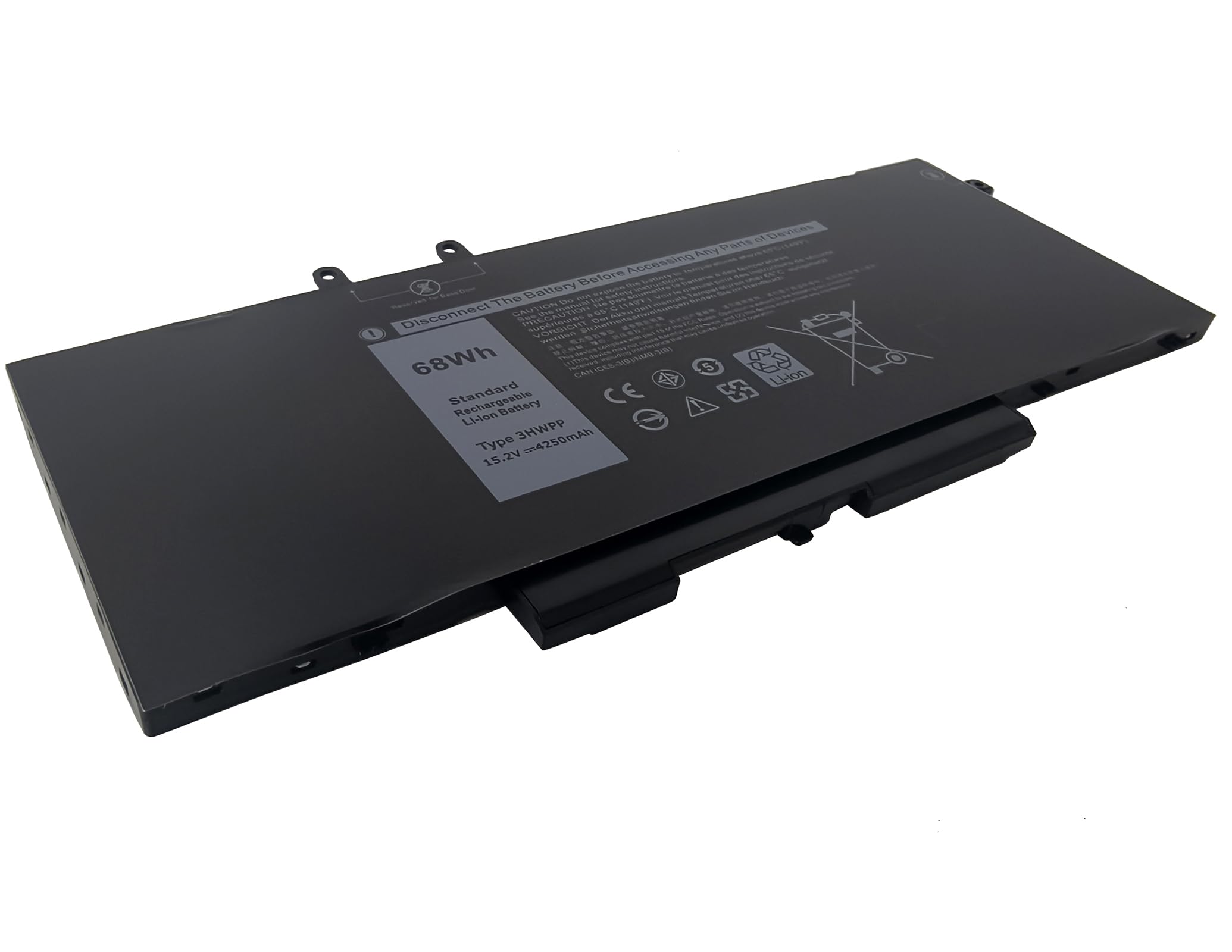 3HWPP 68Wh Batteria per Dell Latitude 5501 5401 5511 5510 5411 5410 Precision 3541 3551 3550 Inspiron 7500 7506 7706 Typ: 3HWPP 3PCVM 10X1J 1VY7F 3YY7F NXM NXM T6DC2 YPVX3 03HWPP 01VY7F 3YNXM