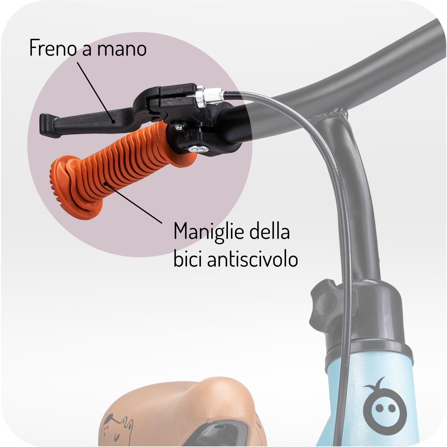 MoMi BREKI Bicicletta senza pedali per bambine e per bambini e bambini a partire da 3 anni (peso corporeo massimo 25 kg), telaio in metallo stabile e leggero con un peso di 3 kg
