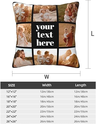 Miniatura 3 de Funda de almohada personalizada con texto de imagen, funda de almohada personalizada, funda de almohada personalizada, Día de San Valentín,