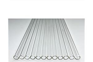 12-Piece Glass Tubes for Refined Smoking Delights