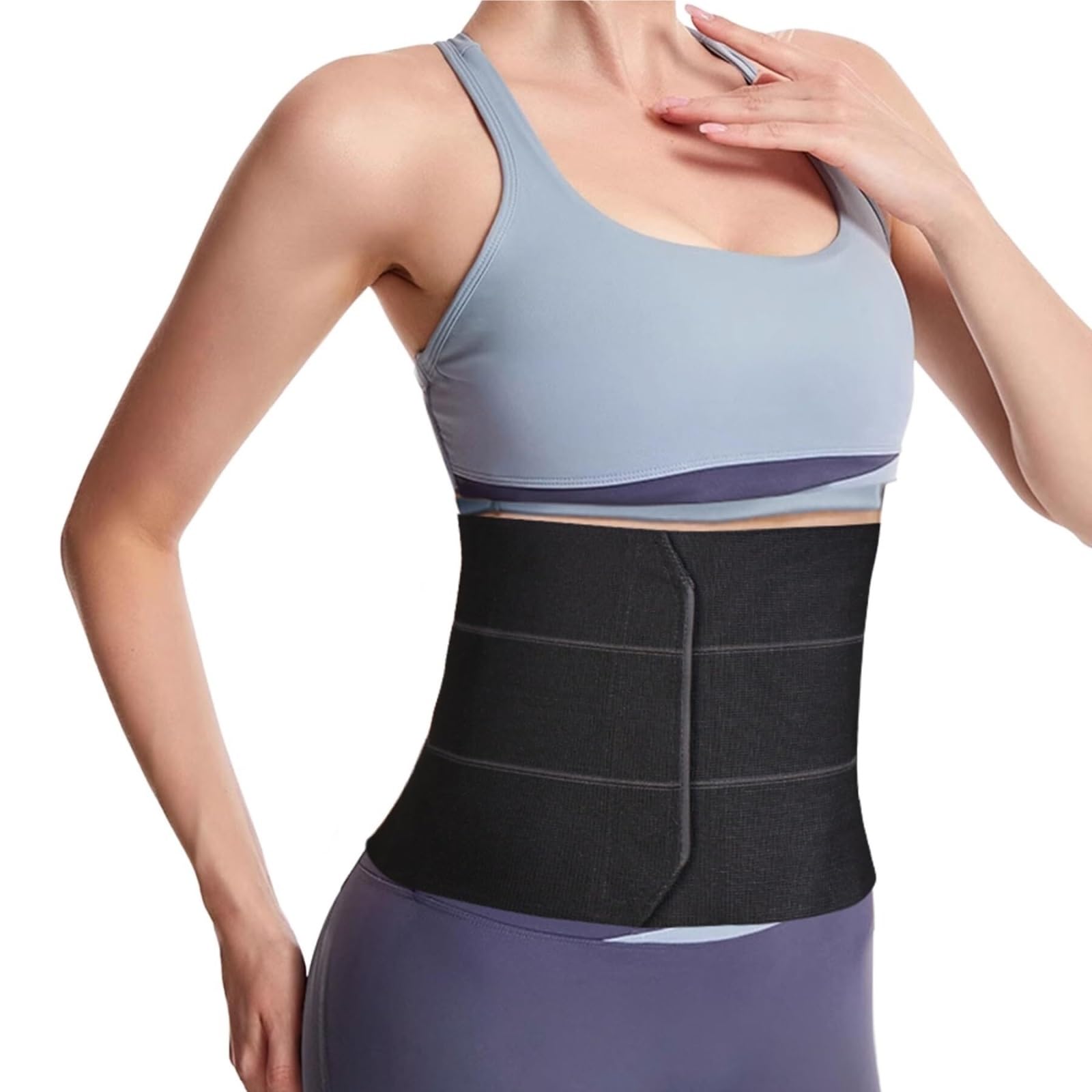 Podparcie Lędźwiowe Elastyczny Pas Na Brzuch Podtrzymujący Dolną Talię Fitness Sportowy Kształtujący Sylwetkę Pas Biodrowy(XL)