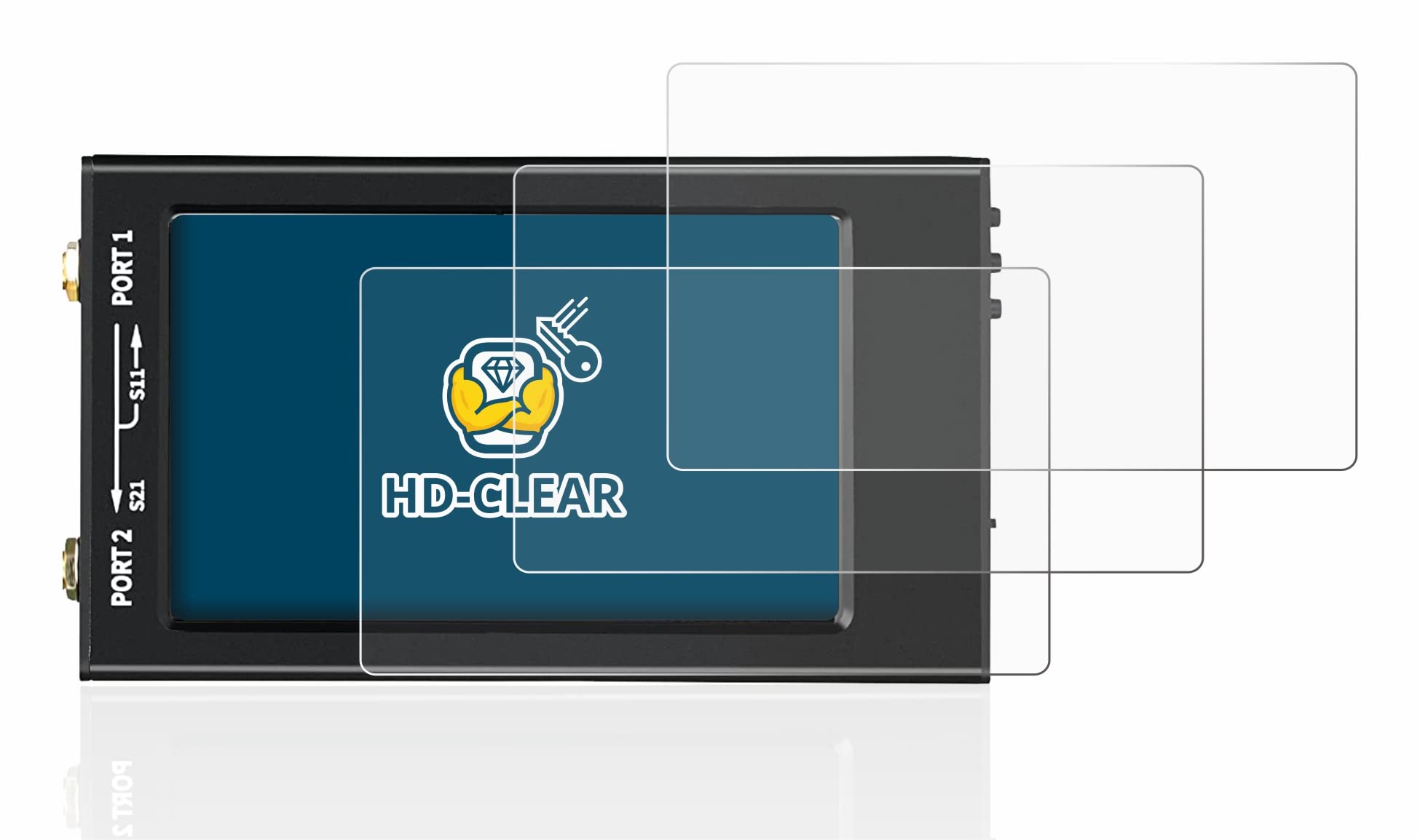 brotectScreen Protector compatible with SDRGEEK NanoVNA-F V2 (6 Pack) - HD-Clear Protection Film