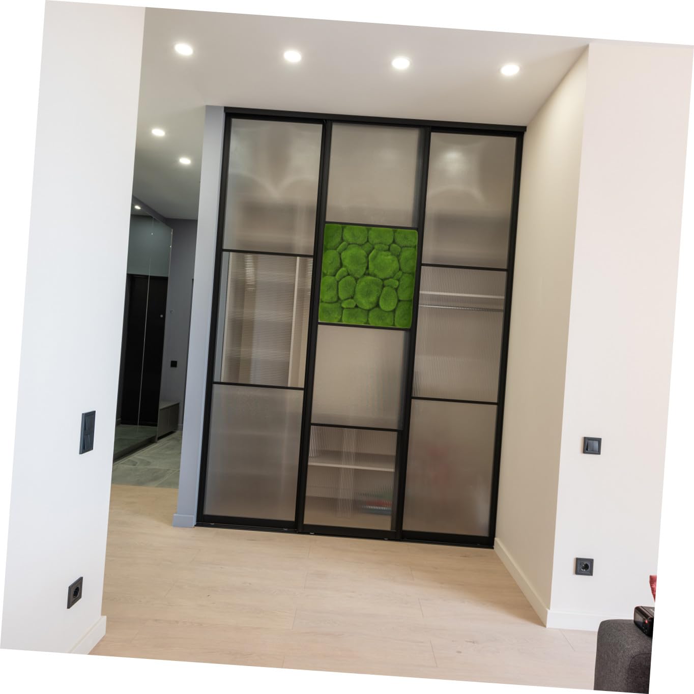 Garneck 4pezzi Flocking Faux Moss Stone Per Decorazione Decorazioni Versatili Per Matrimoni e Artificiali