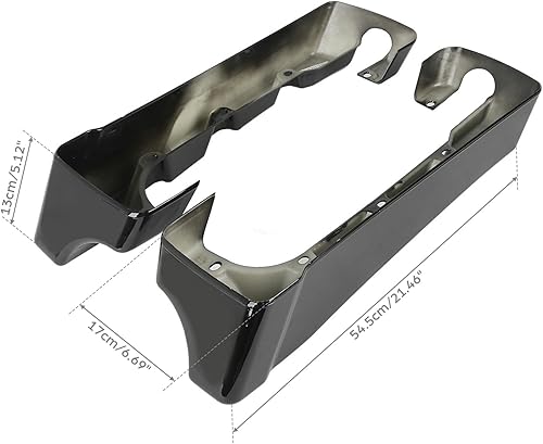 Miniatura 4 de XMT-MOTO Extensión de bolsa de sillín estirada de 4 pulgadas para Harley Davidson 1994-2013, todos los modelos Touring, incluyendo road glide, road