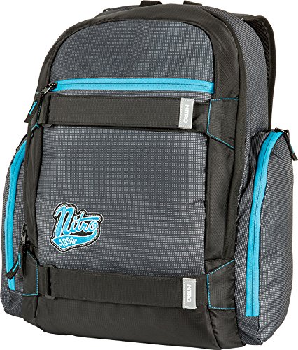 Preisvergleich Produktbild Local Daypack Multifunktionsrucksack mit Board Tragesystem, Rucksack mit 15 Laptopfach, einfacher Schulrucksack, Basic Schoolbag, 27 L, 1151-878040_BLUR Blue Trims, 640 g