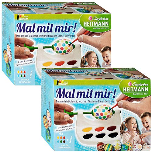 Osterei-Malmaschine Mit 8 Stiften & 3 Eiern – DIY-Set Für Kinder, In Küken- Oder Hasen-Design