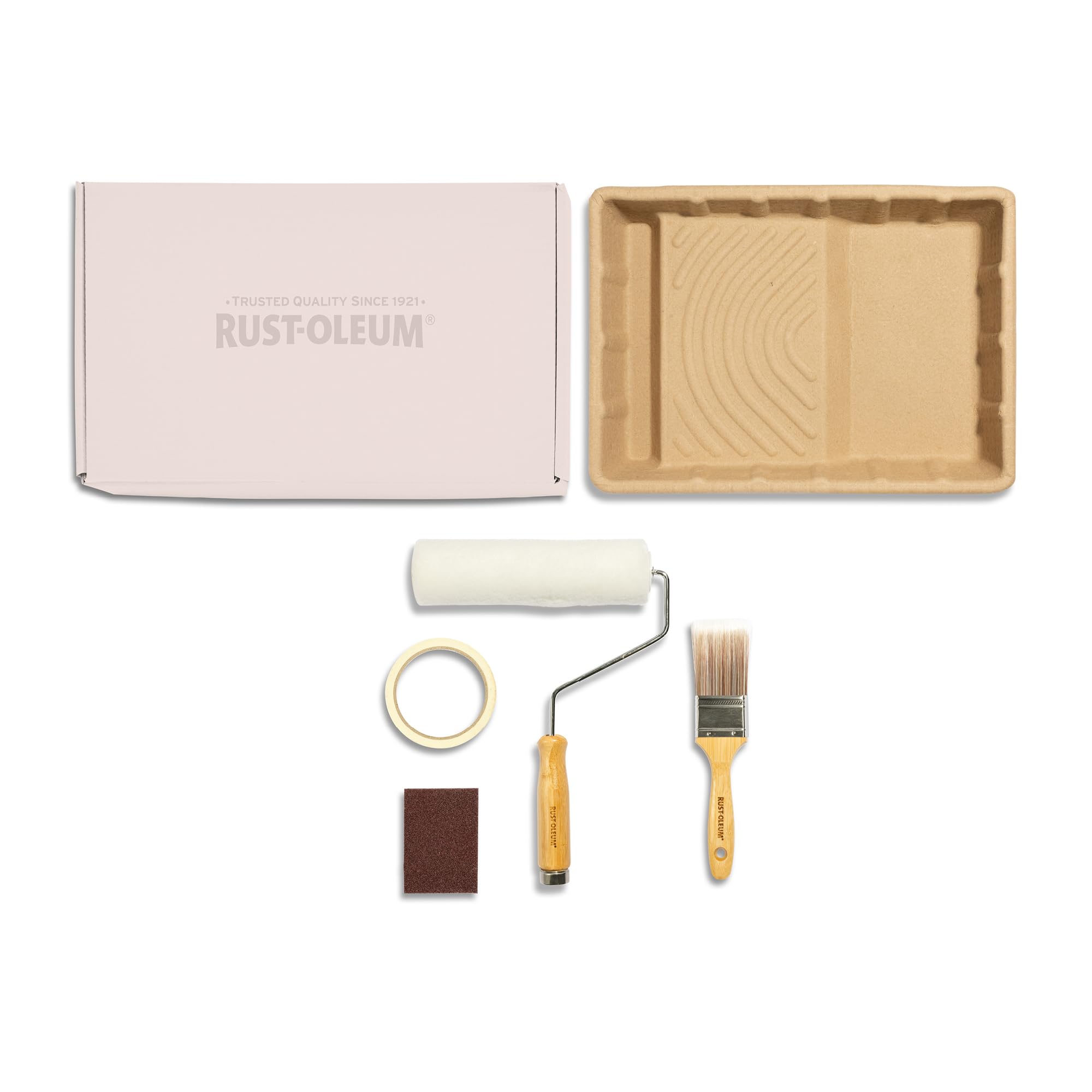 Rust-Oleum Ready to Roll - Eco Paint Kit (Large) - Kitchen Wall Paint Sweet Pinks