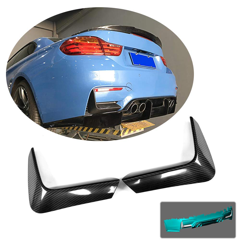 MCARCAR KIT Rear Bumper Splitter fits BMW F80 M3 Sedan F82 M4 Coupe F83 M4 Convertible 2014-2019 Fac