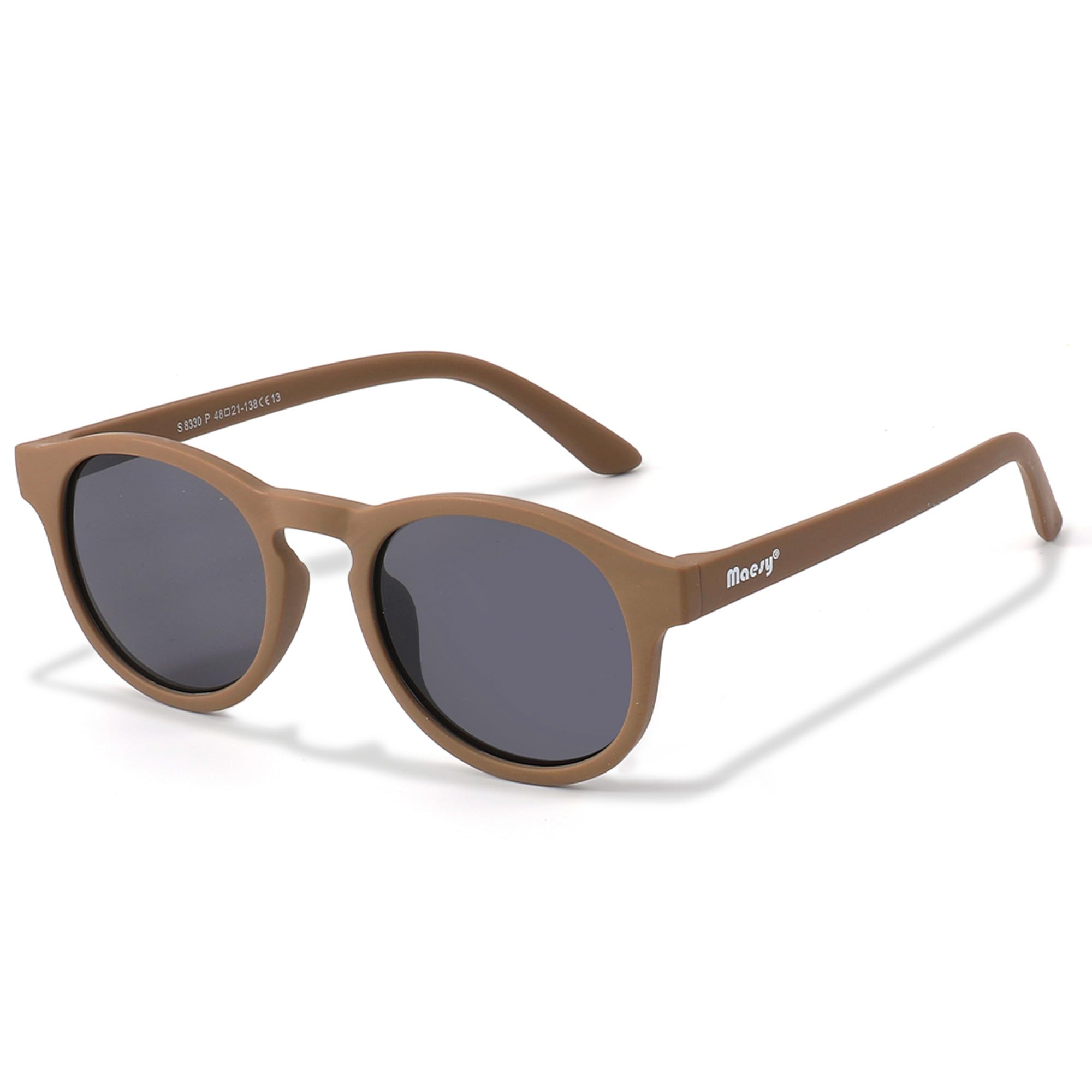 Gafas de sol para niños de 6 a 12 años - Protección polarizada UV400 - Marco flexible y flexible - Gafas de sol seguras y cómodas para niños - Novi