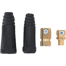 Argon Arc Welding Machine Connector, Welding Cable Joint Quick Connector Pair for AWG Wires 35 50mm