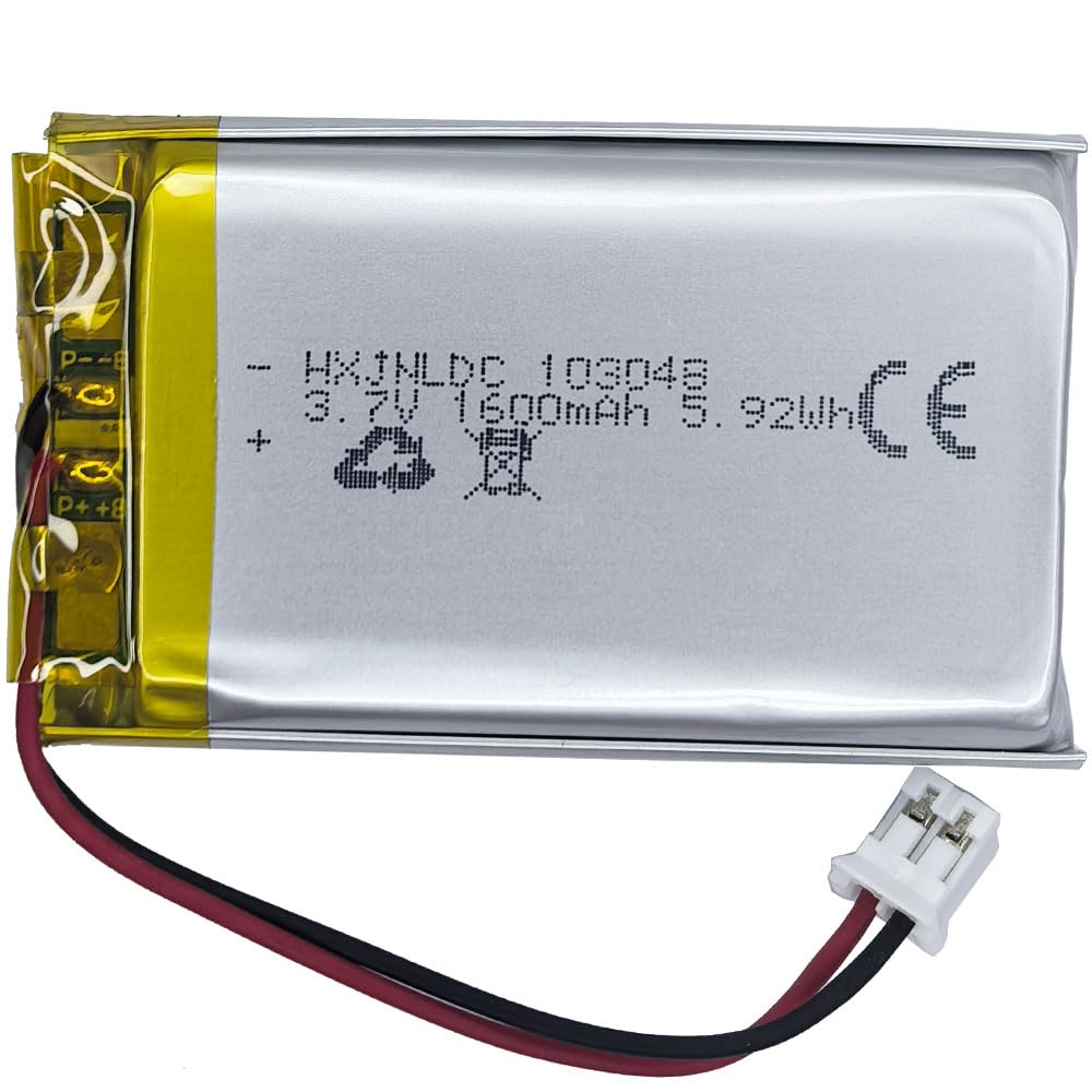 Amazon | DC 3.7V 1600mah 103048 充電可能リチウムポリマー電池for