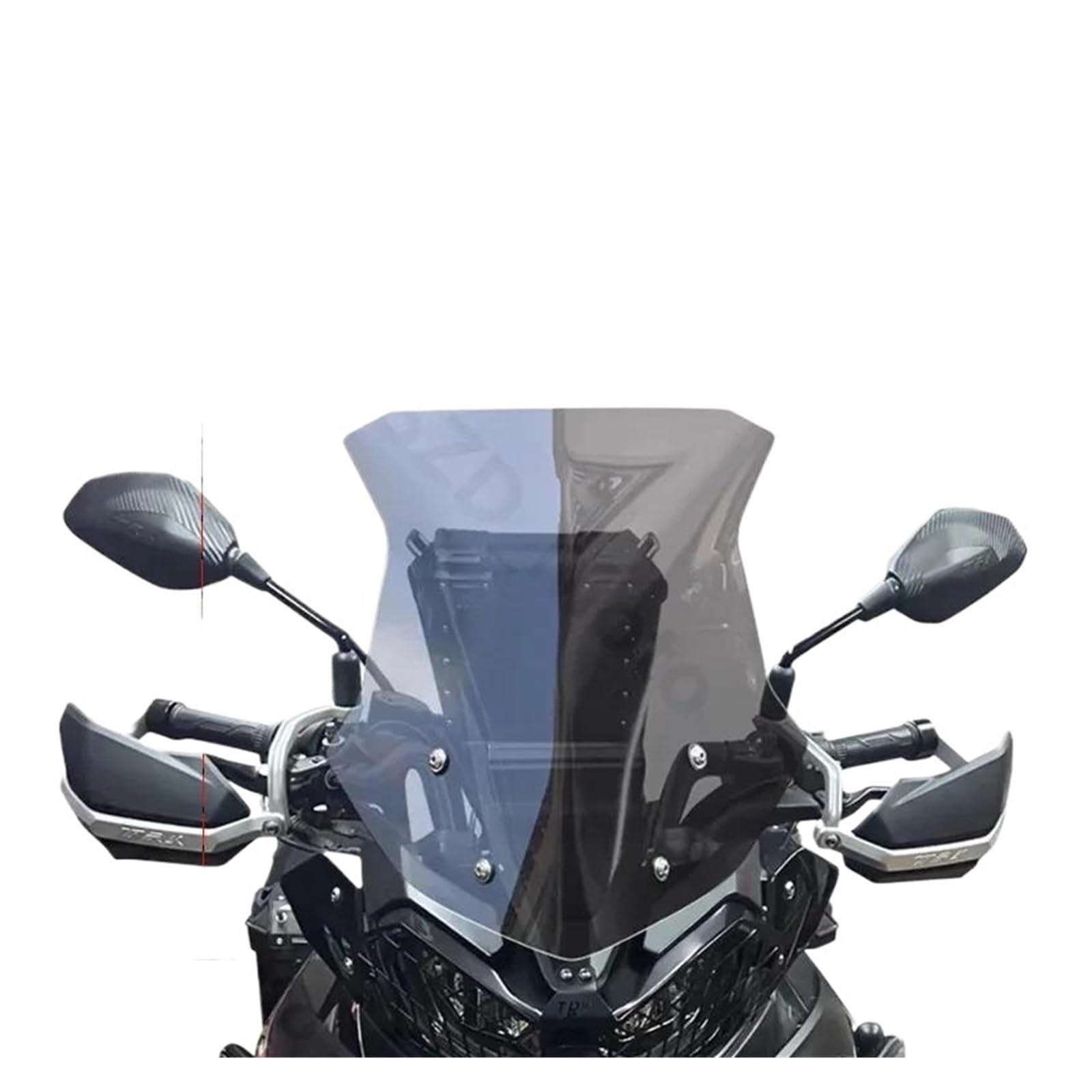 Parabrezza Per Moto Per BEN&ELLI TRK702 TRK702X TRK 702 702X, Deflettore Antivento In Vetro Anteriore Trasparente(47CM Gray)