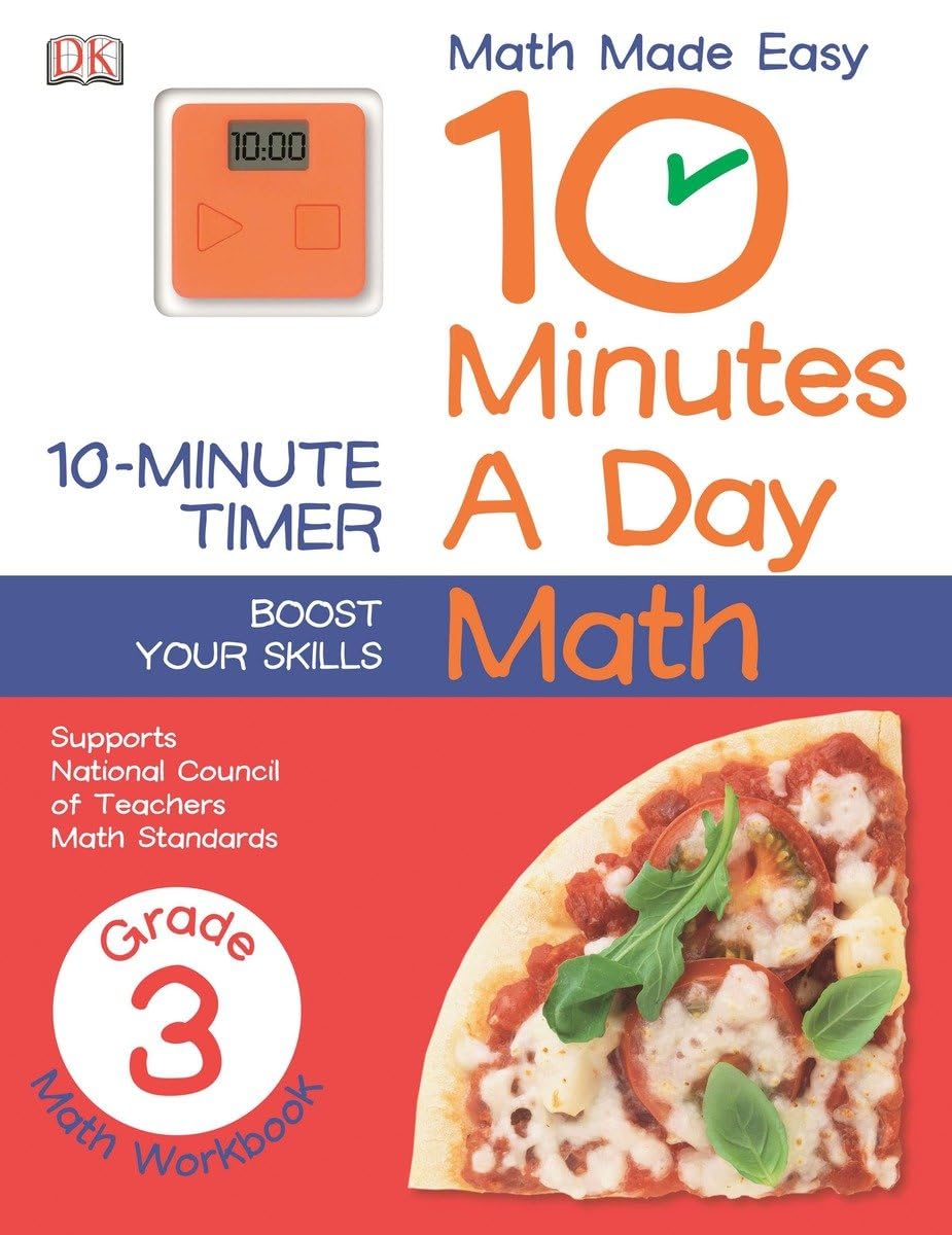 10 Minutes a Day: Math, Third Grade: Supports National Council of Teachers Math Standards