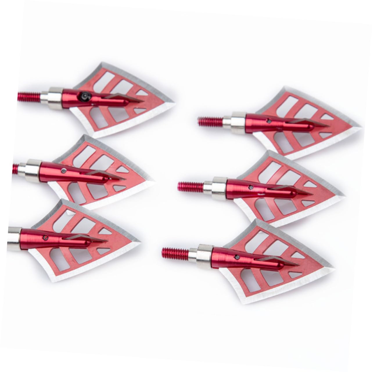 De Puntas Anchas Flechas Possit Cabeza Ancha Fija con Tornillo Fijo Amplio Cabezas Anchas De Acero Inoxidable Puntas De Flecha para con Rojo