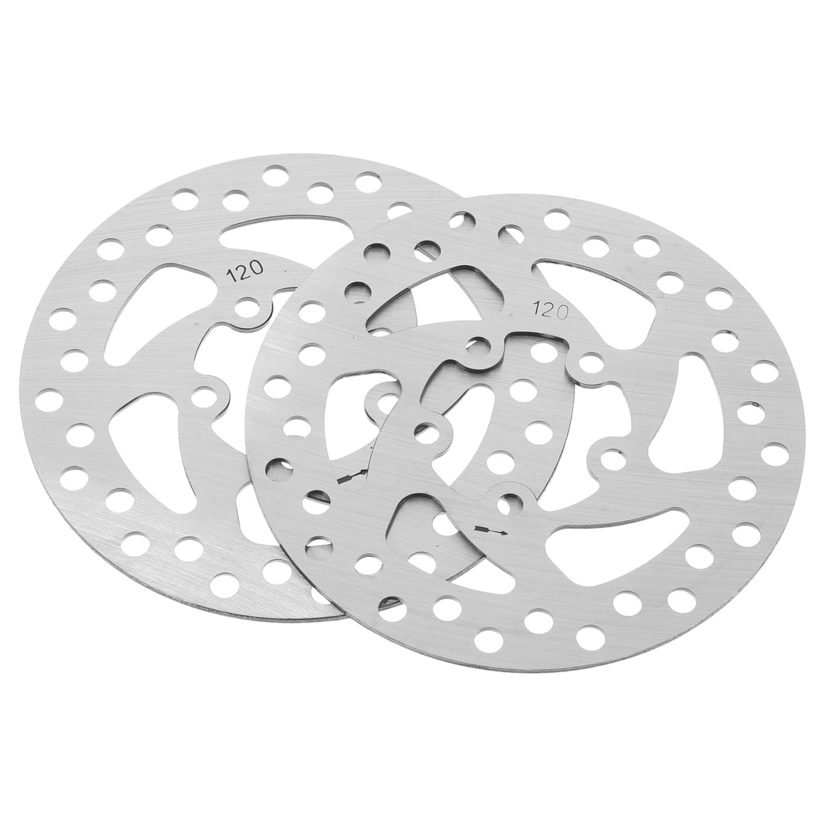 Toddmomy 2pcs Front Rotors Bike Brake Disc Six-Hole for Scooter Electric Scooter