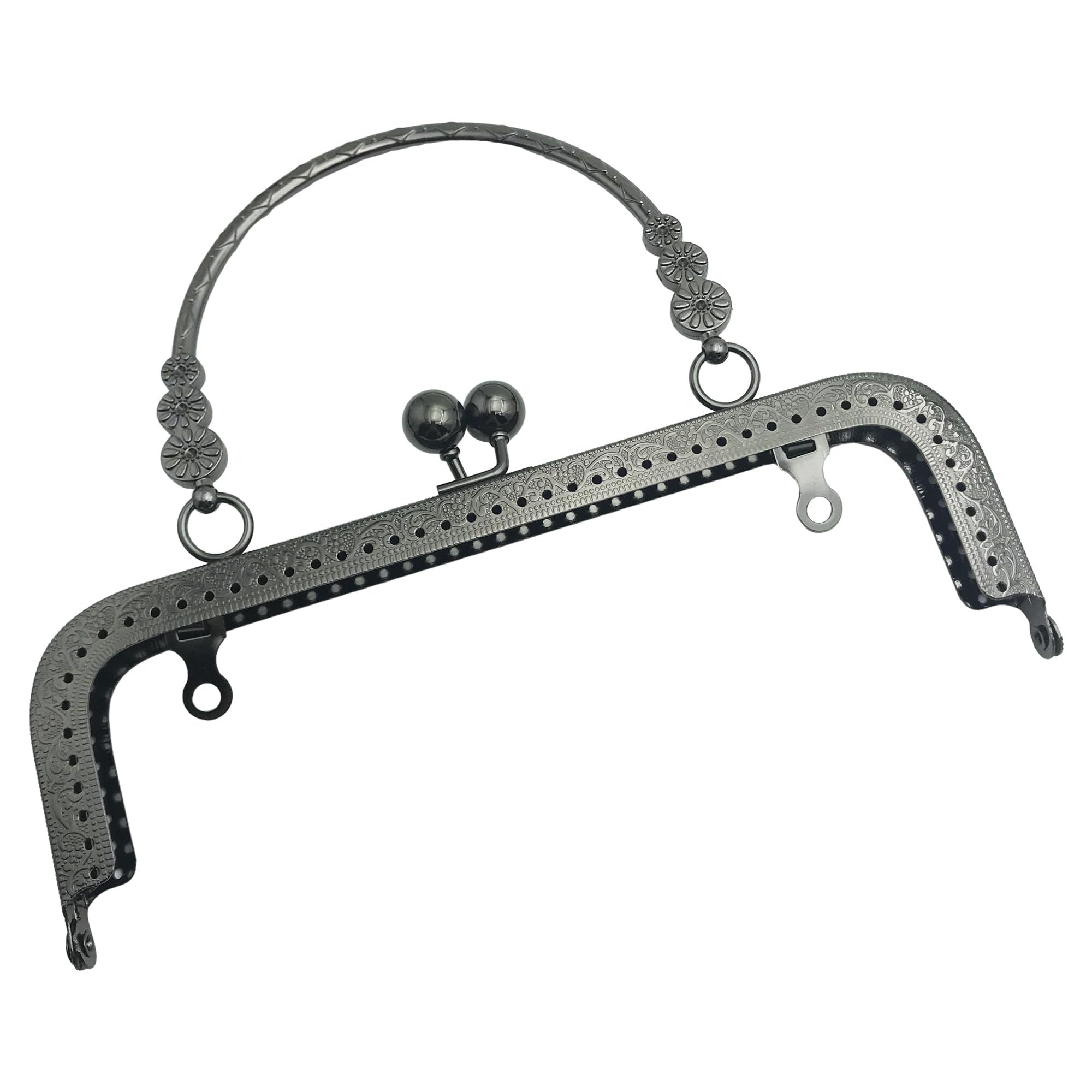 YCCOOGH Metal Purse Frame Purse Making (Gunblack) J012
