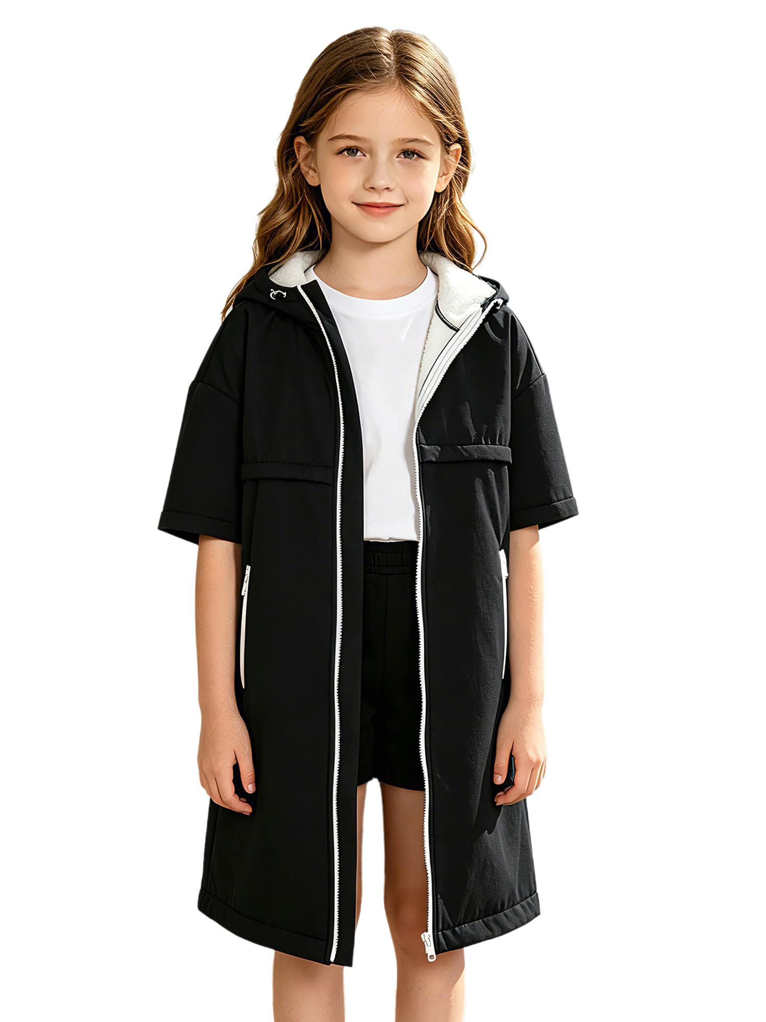 Chłopięca kurtka parka, kurtka treningowa, do surfowania, garderoba, dżersej, lekka kurtka do pływania, ciepła kurtka do pływania, wiatrówka, surfowanie