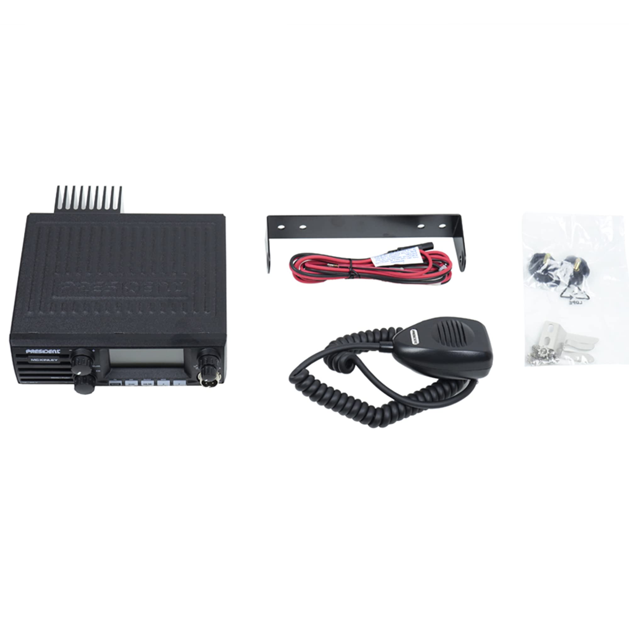 Radioaficionado Presidente MC Kinley ASC Am FM LSB, USB, SSB 40CH ANL NB Hi-Cut 12 / 24V