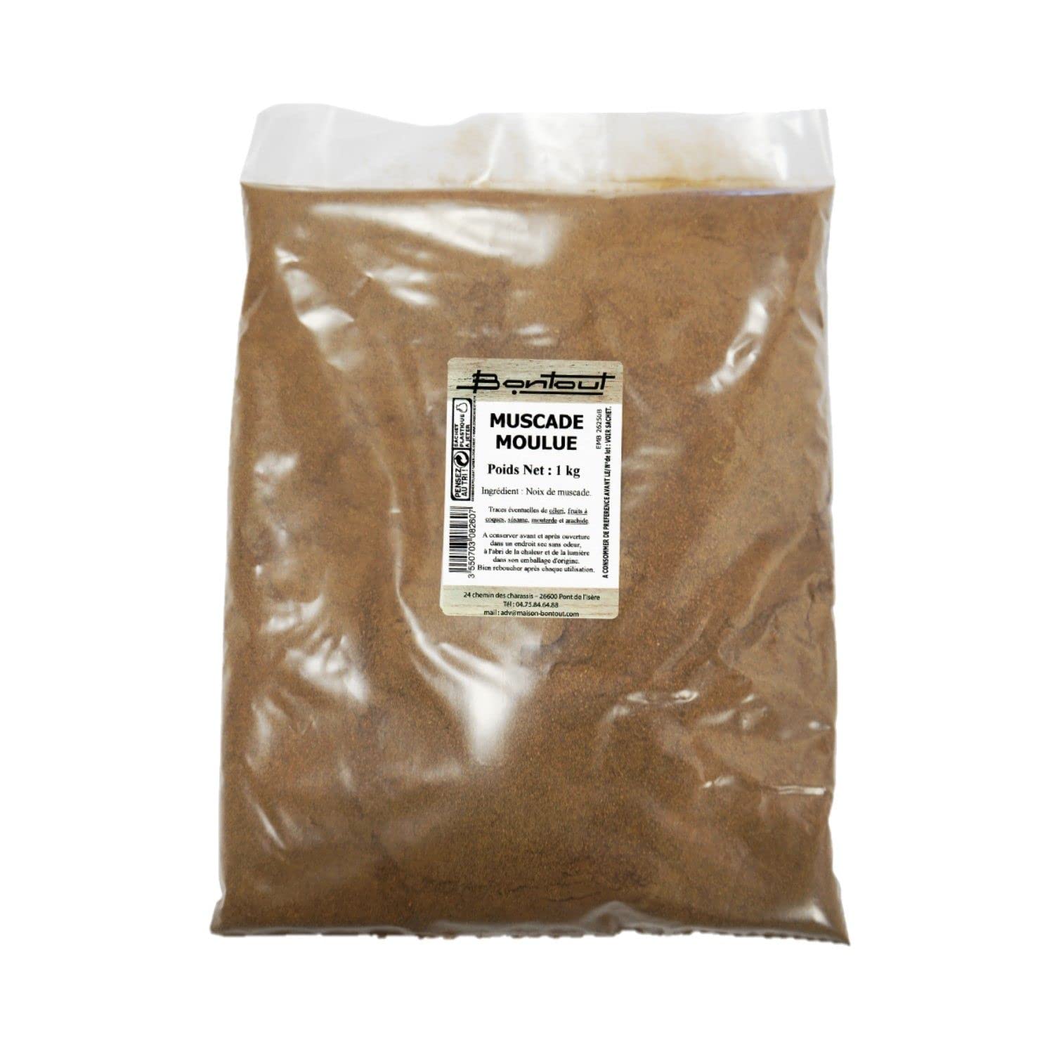 Muscade moulue - Sachet 1kg