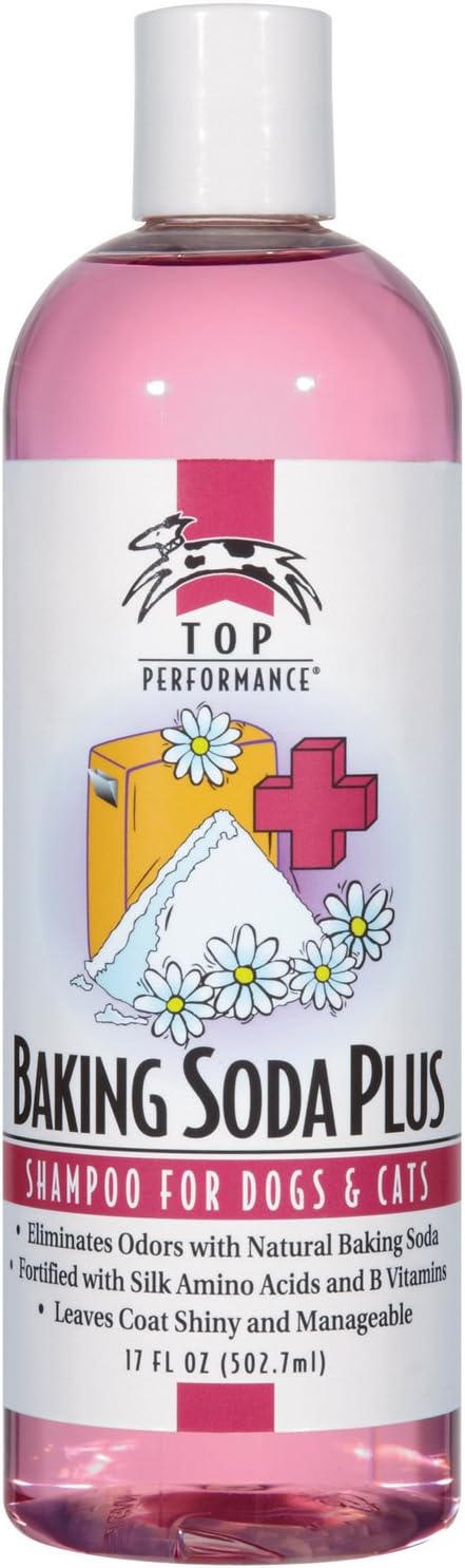 Top Performance Baking Soda Plus Dog and Cat Shampoo, 17-Ounce, 17 Ounce