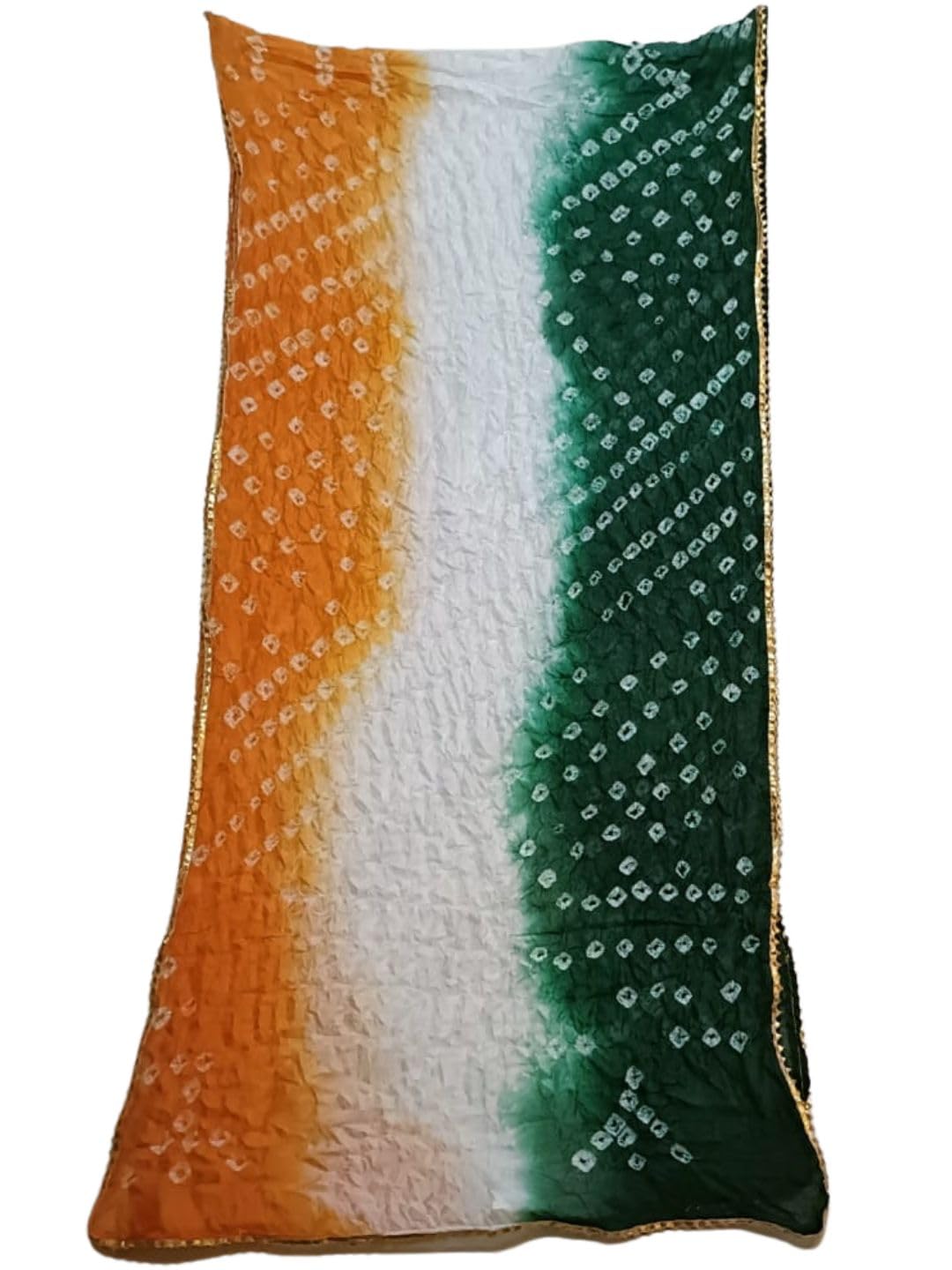DUPATTA BAZAAR Women s Multicolour Bandhini Stole.Size: 70 inches * 20 inches - Image 2 thumbnail