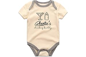 Auntie's Drinking Buddy Funny Baby Onesie