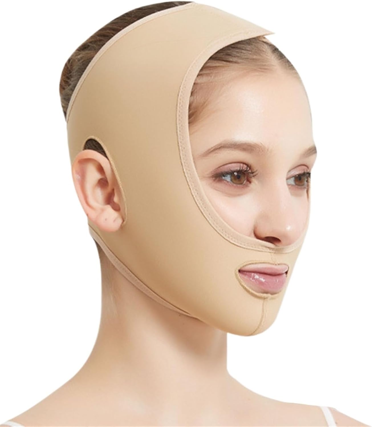 After Lipo Facial Compression Garment Wrap Facial Double Chin Neck Cover Strap Bandage Slimmer Lifting Chinstrap