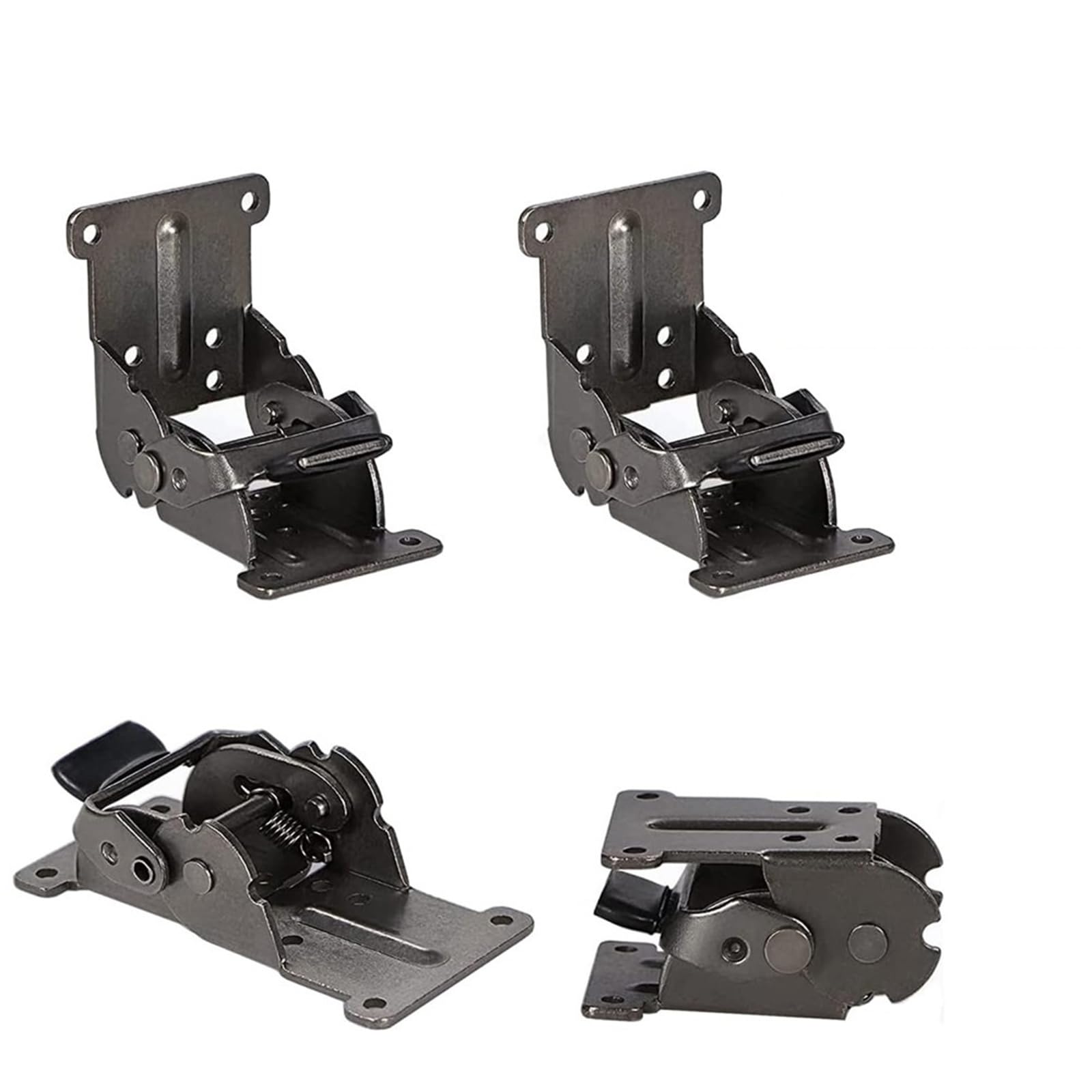 Vsitikvs One Color 180 Degree Table Hinge Self-Locking Accessories Black 1Pcs