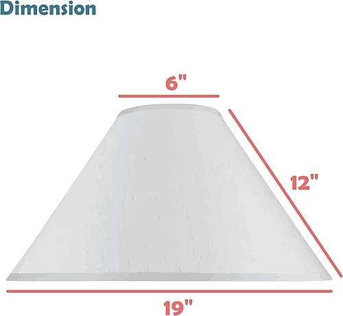 Miniatura 5 de Aspen Creative 32076A, pantalla de araña imperio, oro negro, parte superior de 6 pulgadas x 19 pulgadas inferior x 12 pulgadas de altura inclinada