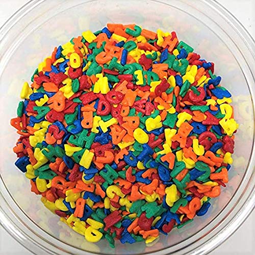 Image of Aromatic Chocolate Compound Chips Combo of Raibow Balls,Alphabet Sprinkle,Dark Chips and Rainbow Vermicelli-100gm Each
