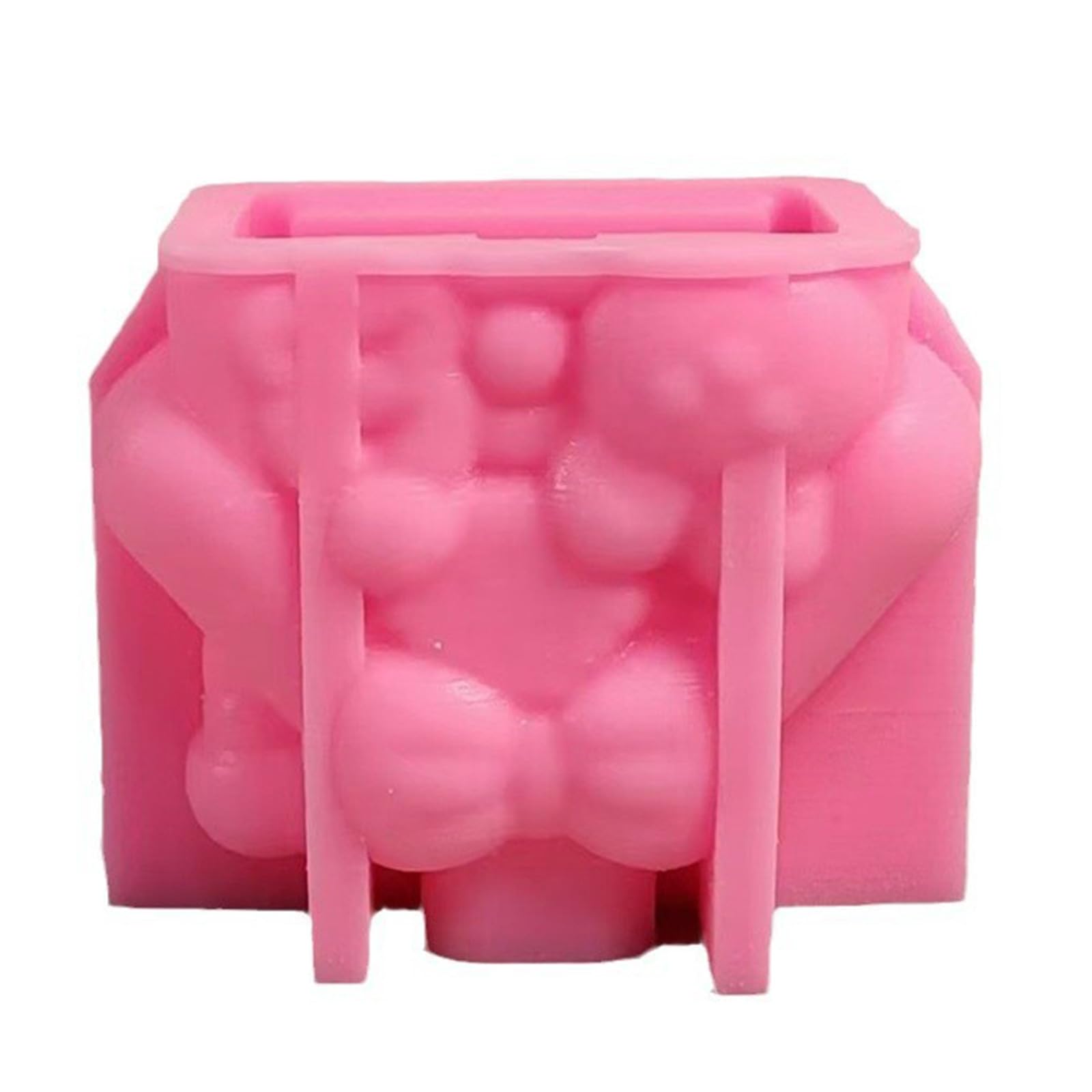 Moule en silicone Noël artisanal pour statuette d'animal en plâtre DIY