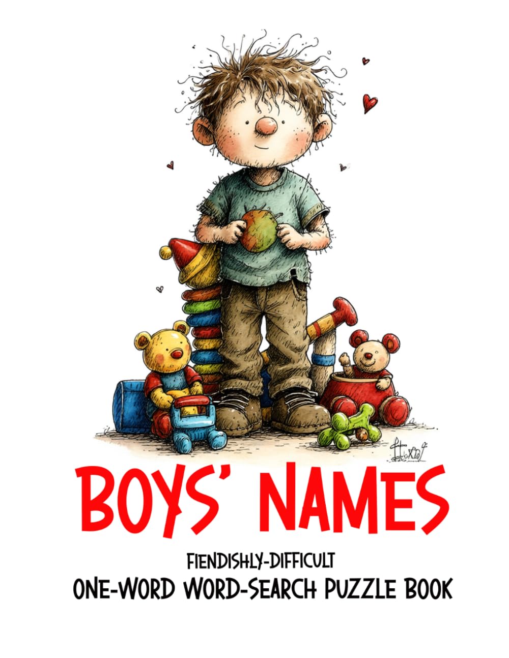 BOYS' NAMES: ONE-WORD WORD-SEARCH PUZZLE BOOK