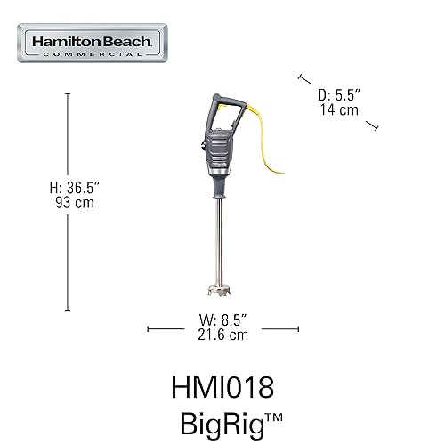 Vista 36 de Hamilton Beach Commercial Batidora de inmersión BigRig - HMI016