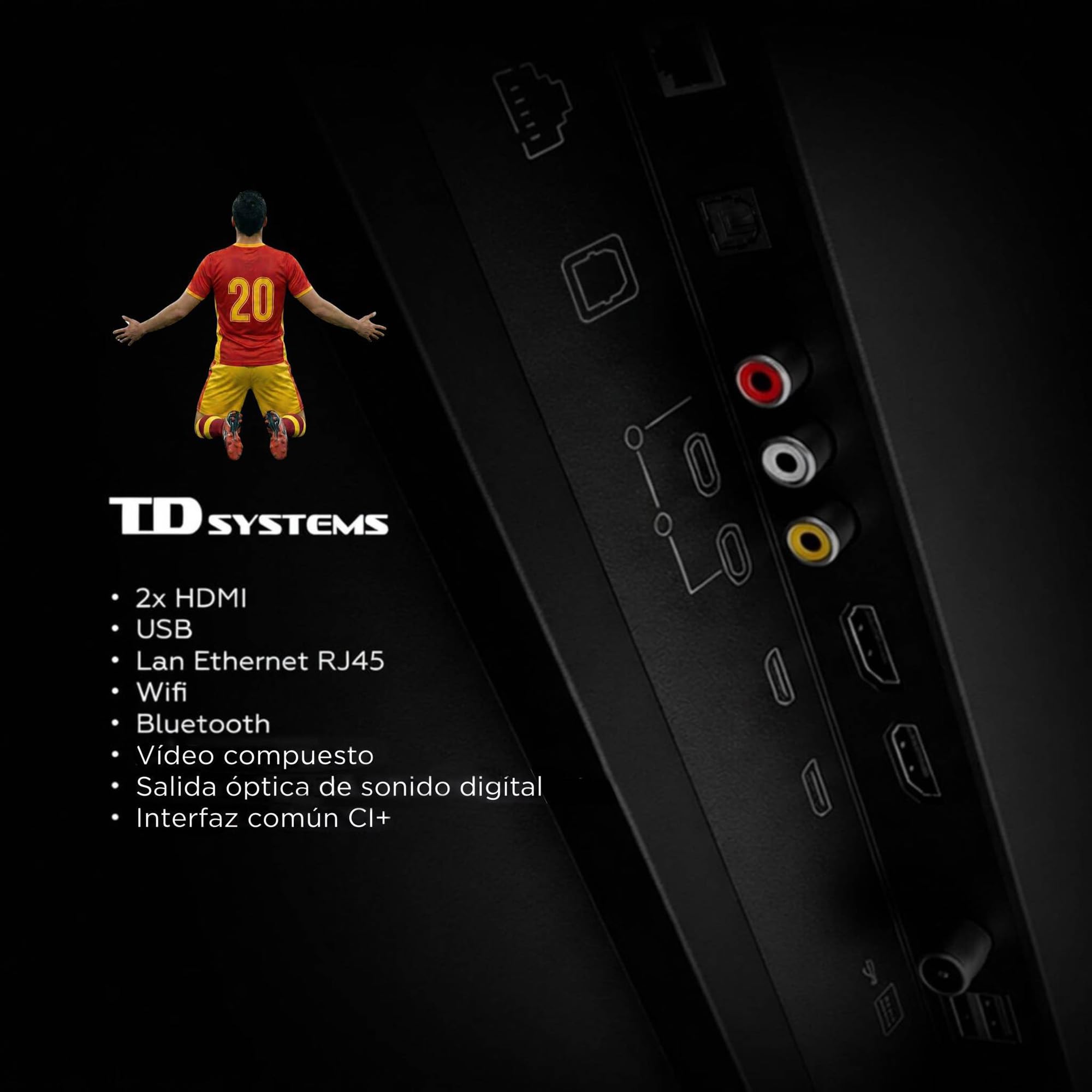 TD Systems - Smart TV 32 Pulgadas HD con Tizen OS 8.0 Powered by Samsung, Televisión HDR10 con Sintonizador Triple, Televisores del 2026 | PRIME32C22TIZEN