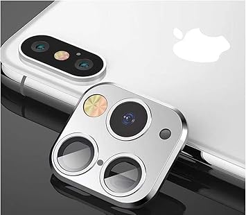 Amazon Com Modified Camera Lens Seconds Change Cover For Iphone X Xs Xs Max Sticker Fake Camera For Iphone 11 Pro Max Metal Protector Change To Iphone Pro Max Silver Metal Cell Phones Accessories