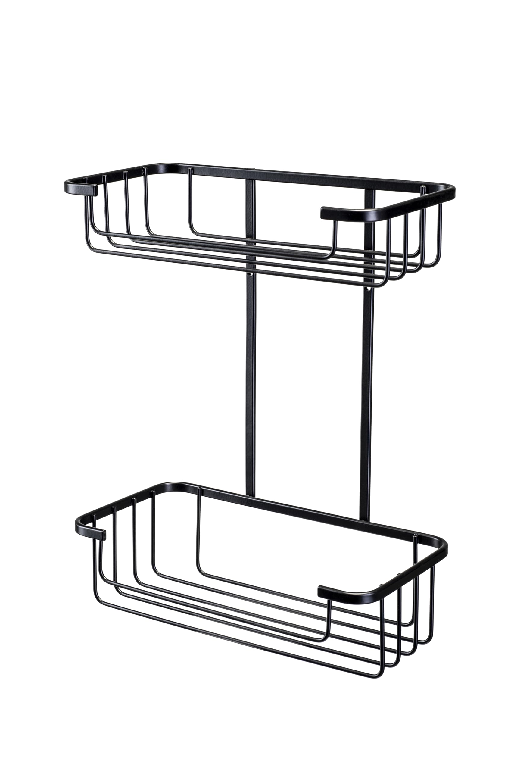 Croydex Black Mild Steel 2 Compartments Shower Basket (W)25Cm from B&Q