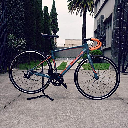 Benotto Bicicleta Ruta 590 R700 14v Aluminio Palancas Duales - Gris/Naranja - 46.5