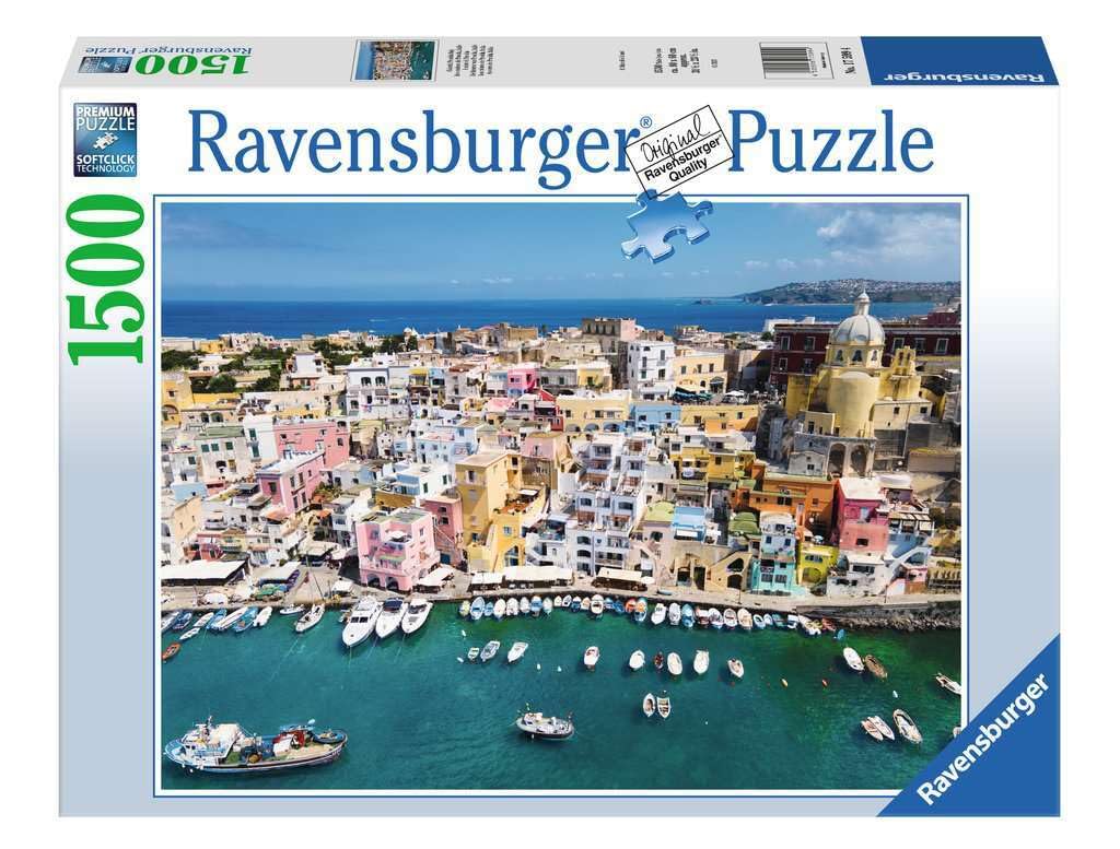 Amazon.com: Ravensburger - Puzzle Italy: Procida, Puzzle 1500
